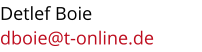 Detlef Boie dboie@t-online.de