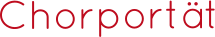 Chorportät